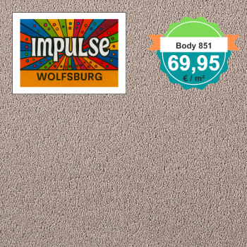 Girloon Body Teppichboden elsass – Draufsicht